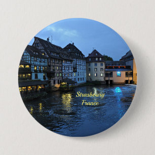 Beautiful Strasbourg, France 7.5 Cm Round Badge