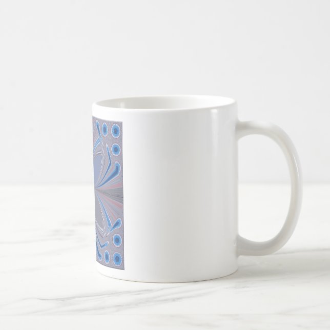 Beautiful stunning  Butterfly soft blue colours Ar Coffee Mug (Right)