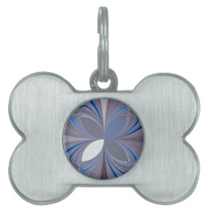 Beautiful stunning  Butterfly soft blue colours Ar Pet ID Tag