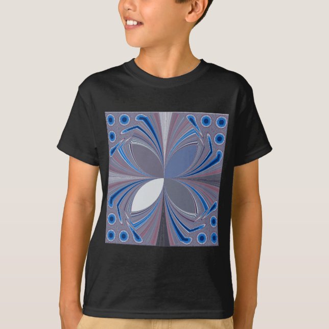 Beautiful stunning  Butterfly soft blue colours Ar T-Shirt (Front)