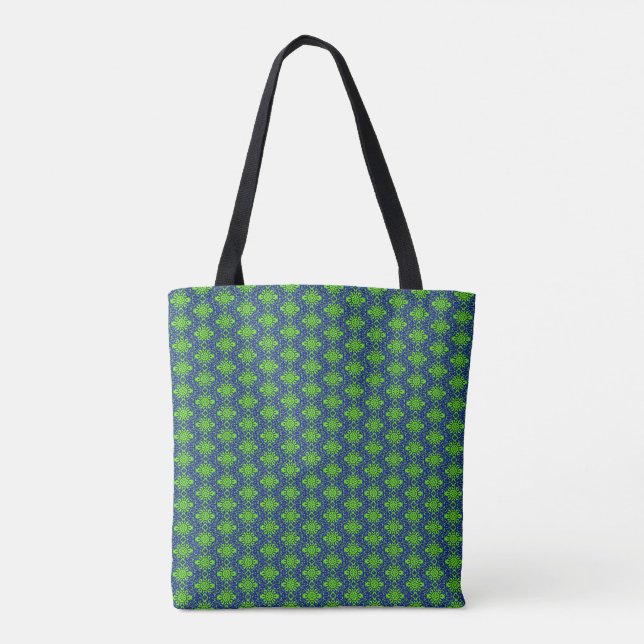 Beautiful Stylish Floral Tote Bag (Back)