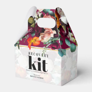 Beautiful Summer Flowers Recovery Kit Favour Box