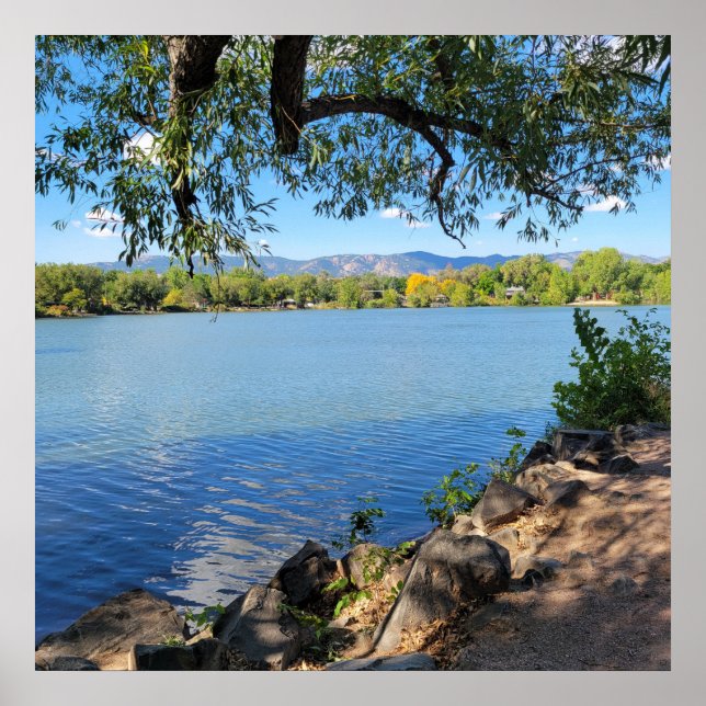Beautiful Summer's Day City Park Fort Collins CO  Poster (Front)