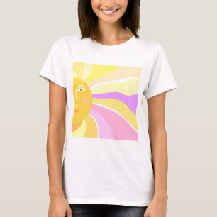 beautiful sun abstract painting T-Shirt