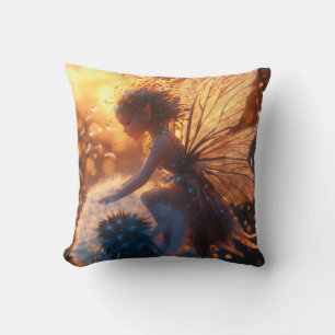 Beautiful Sun Fairy with Dandelion Cushion