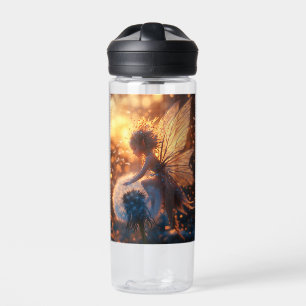 Beautiful Sun Fairy with Dandelion Water Bottle