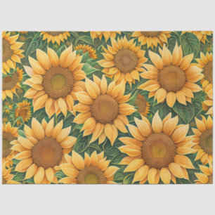 Beautiful Sunflower Modern Collection Tissue Paper