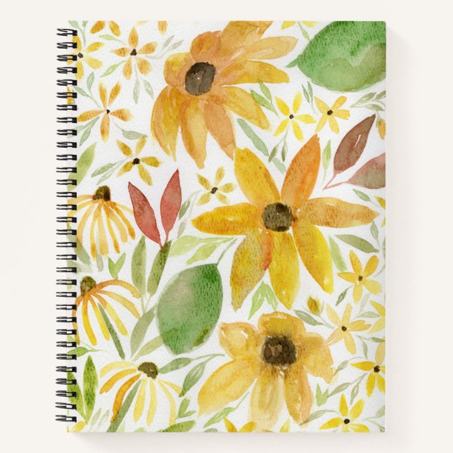 Beautiful Sunflower Notebook (Front)