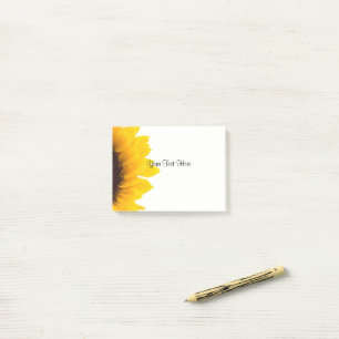 Beautiful Sunflower Template Post-it Notes