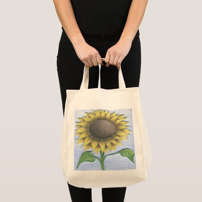 Beautiful Sunflower Tote Bag (Front (Product))