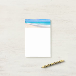 Beautiful Sunny Tropical Beach Photo Post-it Notes