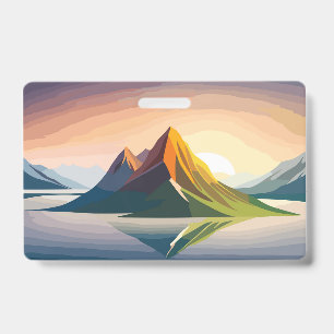  Beautiful Sunrise  ID Badge