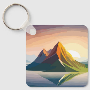 Beautiful Sunrise Key Ring
