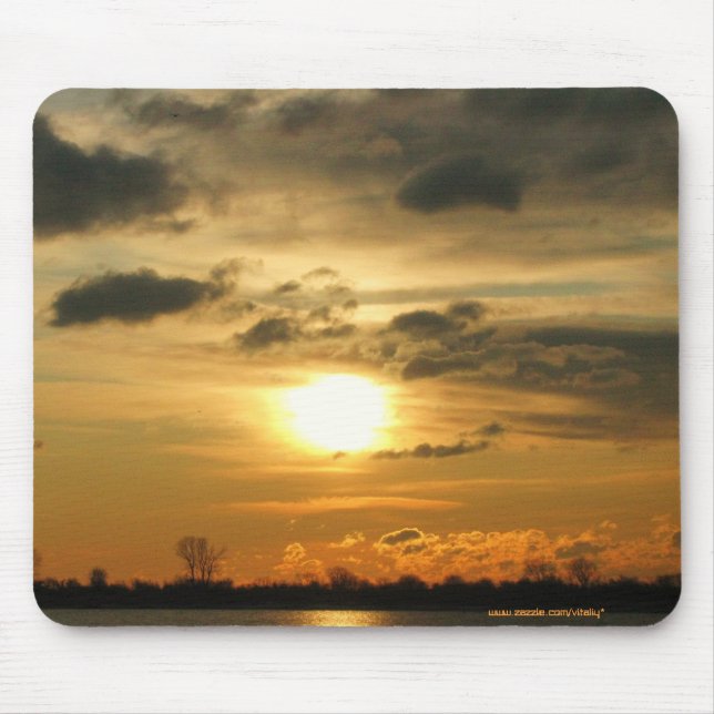 Beautiful sunrise mousepad design (Front)