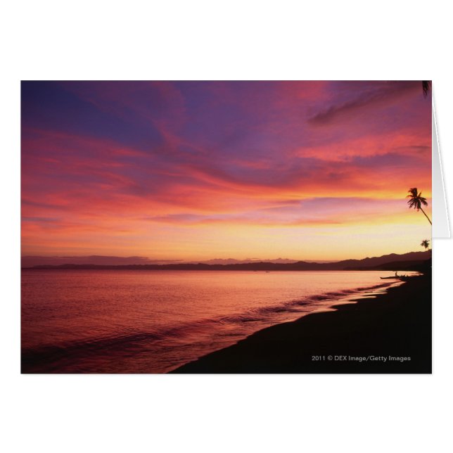Beautiful sunset at the beach (Front Horizontal)