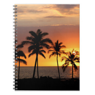 Beautiful Sunset at the Beach  Notebook