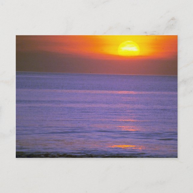 Beautiful Sunset: Bali, Indonesia Postcard (Front)