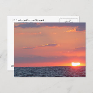 Beautiful Sunset Beach, Cape May, NJ Postcard