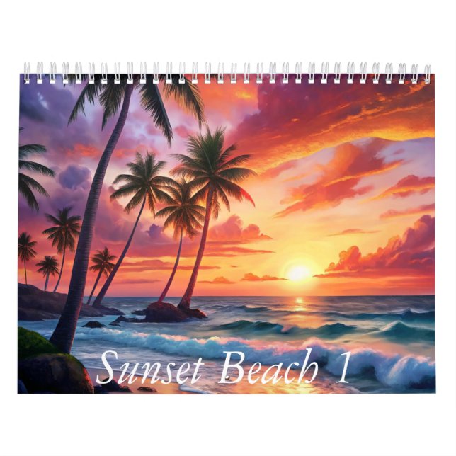 Beautiful Sunset Calendar (Cover)
