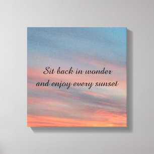 Beautiful Sunset Canvas Print