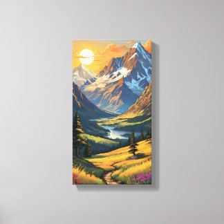 Beautiful Sunset Canvas Wall Art