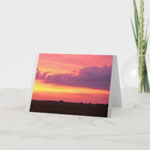 Beautiful Sunset    Card