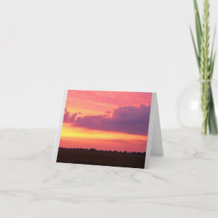 Beautiful Sunset    Card