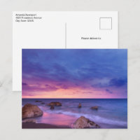 Beautiful Sunset Coastal Photograph