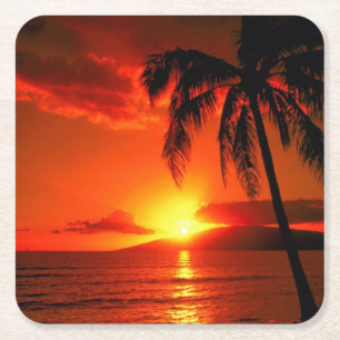 Beautiful Sunset Coaster Set
