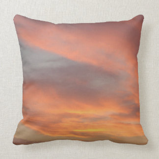 Beautiful Sunset Cotton Throw Pillow