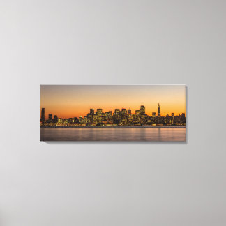 Beautiful sunset in San Francisco Canvas Print