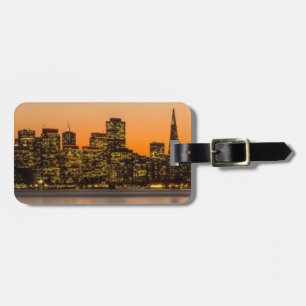 Beautiful sunset in San Francisco Luggage Tag