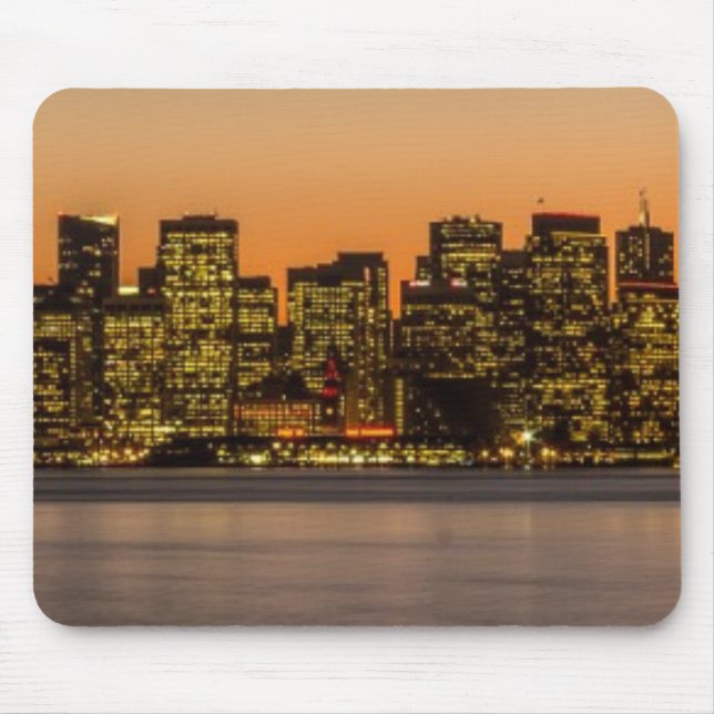 Beautiful sunset in San Francisco Mouse Pad (Front)