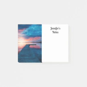 Beautiful Sunset on a Calm Lake Post-it Notes