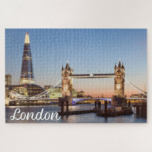 Beautiful Sunset Over London, England Jigsaw Puzzle