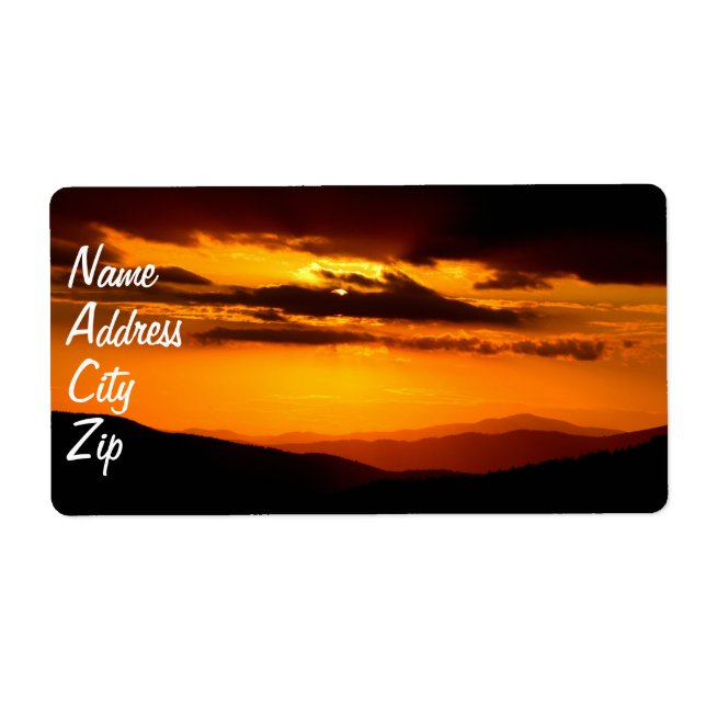 Beautiful sunset photo (Front)