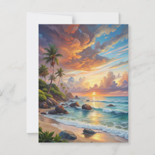 Beautiful Sunset Postcard