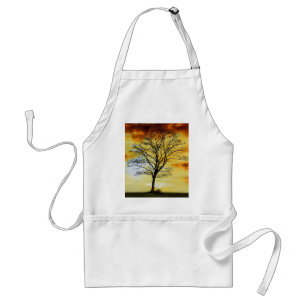 Beautiful Sunset Scenic Landscape Photographic Art Standard Apron