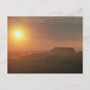 Beautiful Sunset: Surrimpose with the sun, Quasr-E Postcard