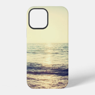 Beautiful Sunset with sea and beach - Vintage and iPhone 12 Case