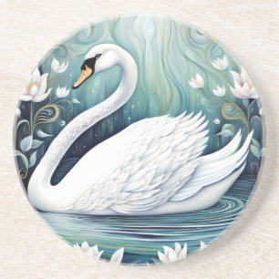 Beautiful Swan Coaster
