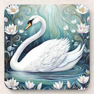 Beautiful Swan Coaster