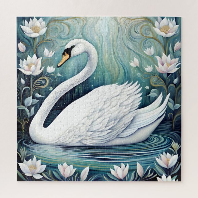 Beautiful Swan Jigsaw Puzzle (Vertical)