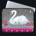 Beautiful Swan Laptop Sleeve<br><div class="desc">a beautiful swan laptop sleeve</div>