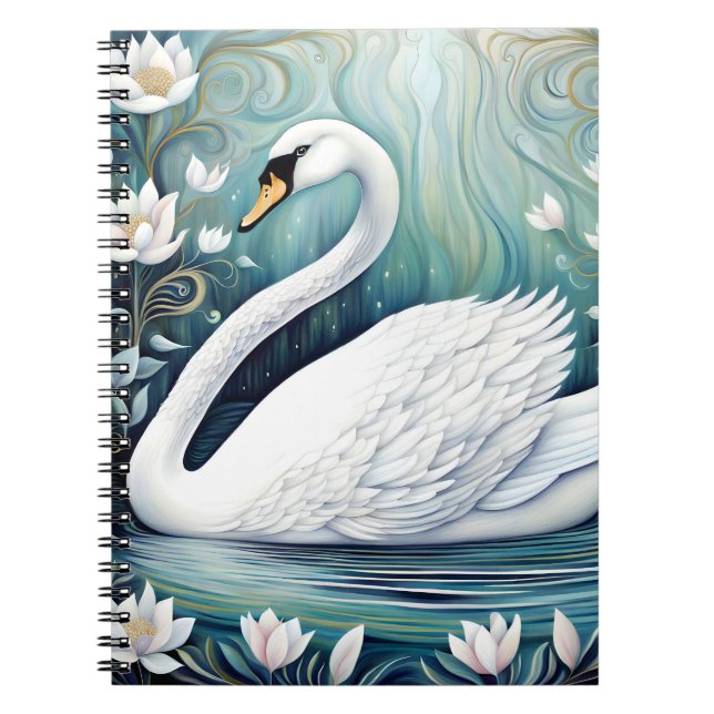 Beautiful Swan Notebook (Front)