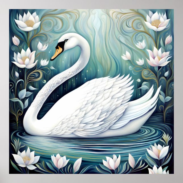 Beautiful Swan Poster (Front)