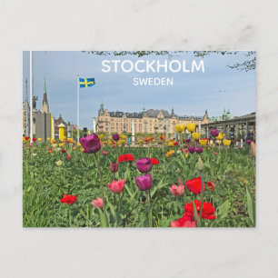 Beautiful Sweden Stockholm Postcard! Postcard