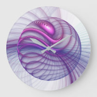 Beautiful Swing Modern Abstract Fractal Art Pink