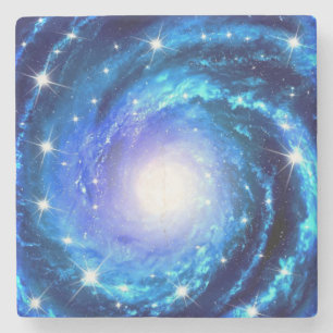 Beautiful Swirling Galaxy of Stars Stone Coaster