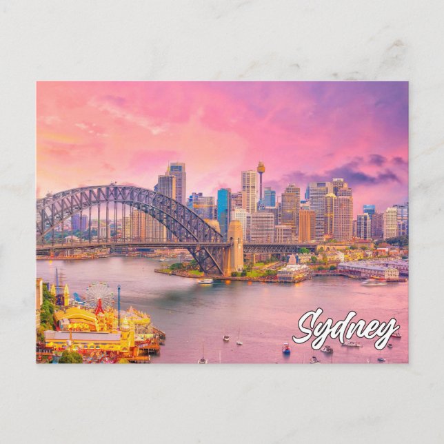 Beautiful Sydney, Australia Postcard (Front)